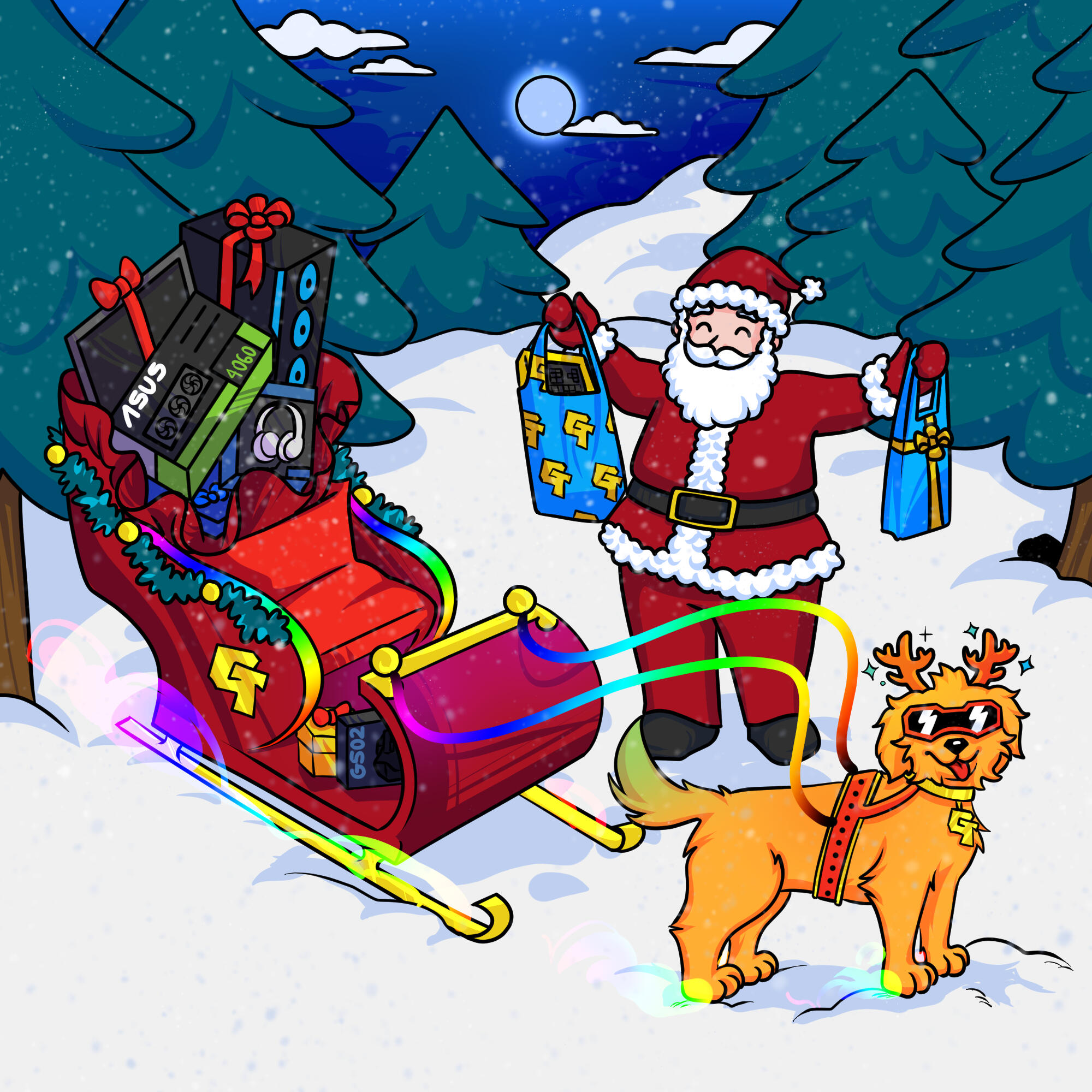 Meezarte OC Christmas edition