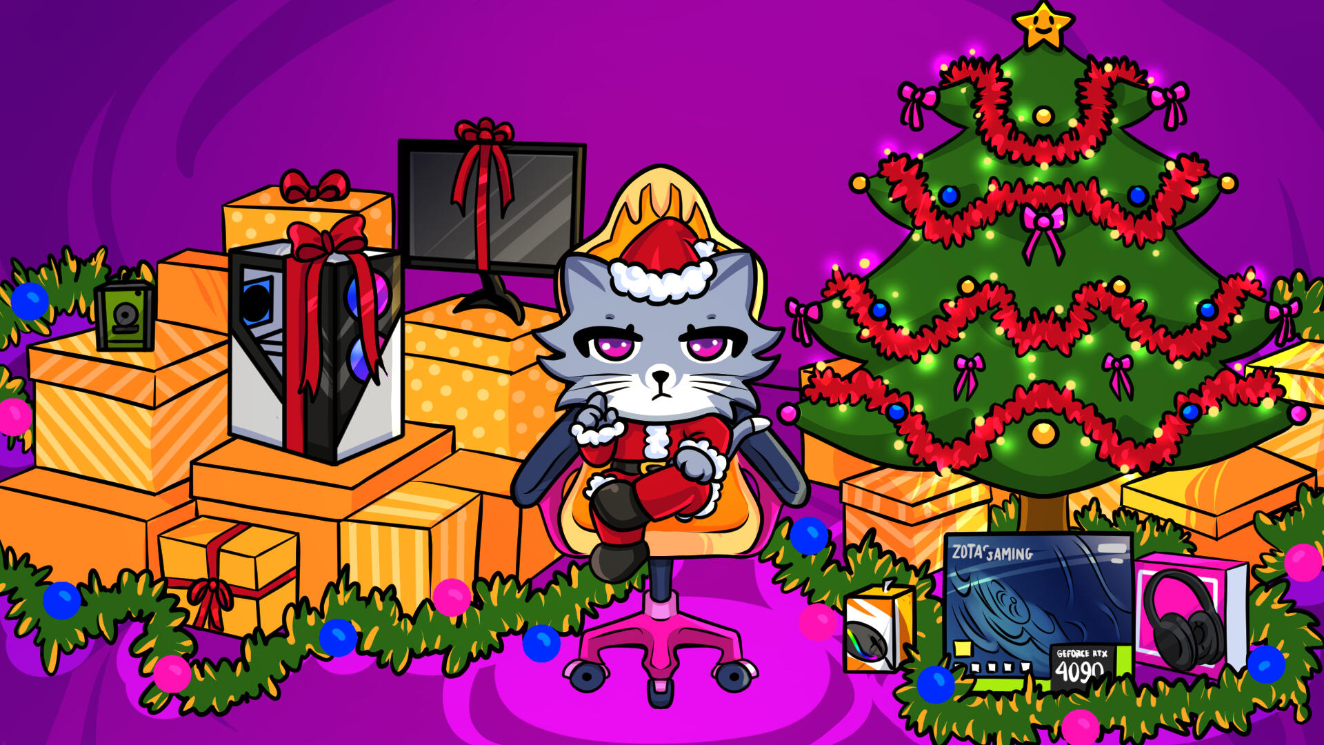 Meezarte OC Christmas edition